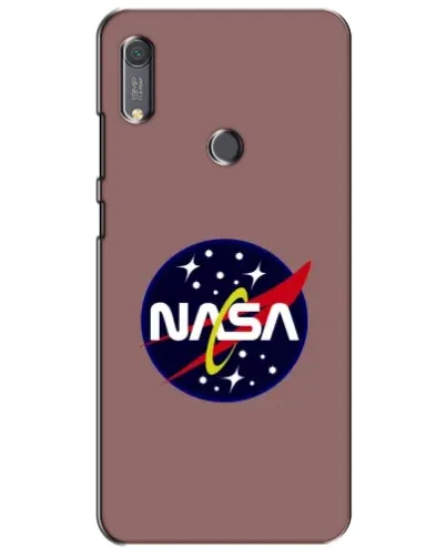Чехол для Huawei Y6s с картинкой «NASA — ретро космос»