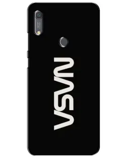Чехол для Huawei Y6s с картинкой «NASA — вертикальный логотип»