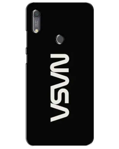 Чехол для Huawei Y6s с картинкой «NASA — вертикальный логотип»