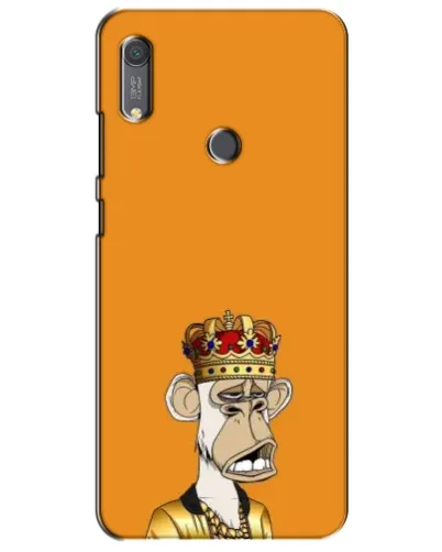 Чехол для Huawei Y6s с картинкой «Золотая обезьяна Bored Ape»
