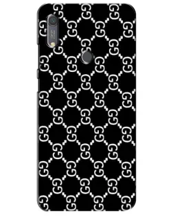Чехол для Huawei Y6s с картинкой «Gucci — сетчатый паттерн»