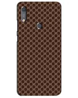 Чехол для Huawei Y6s с картинкой «Gucci — шоколадная сетка»