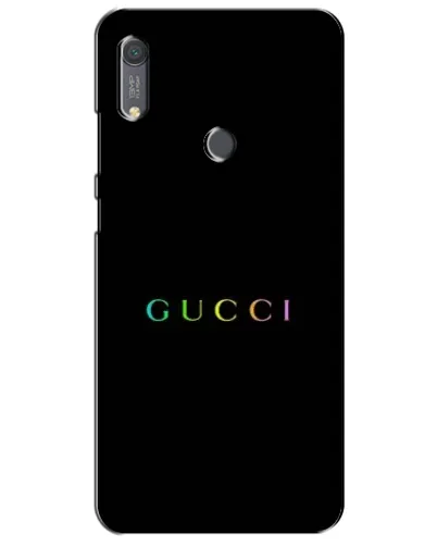 Чехол для Huawei Y6s с картинкой «Gucci — неоновый минимализм» Чехол для Huawei Y6s с картинкой «Gucci — неоновый минимализм»