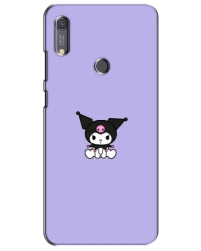 Чехол для Huawei Y6s с картинкой «Kuromi — фиолетовый минимализм»