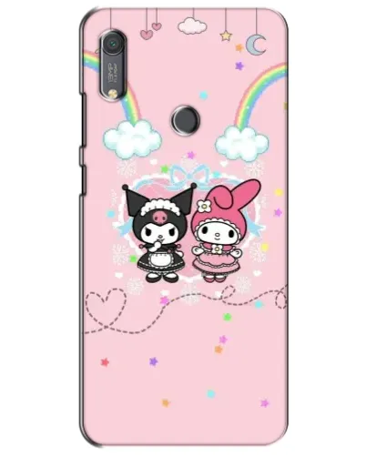 Чехол для Huawei Y6s с картинкой «My Melody и Kuromi»