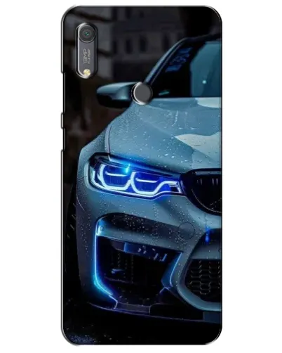 Чехол для Huawei Y6s с картинкой «Взгляд BMW с синими фарами» Чехол для Huawei Y6s с картинкой «Взгляд BMW с синими фарами»