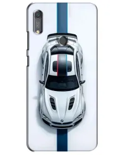 Чехол для Huawei Y6s с картинкой «Вид сверху — BMW M»