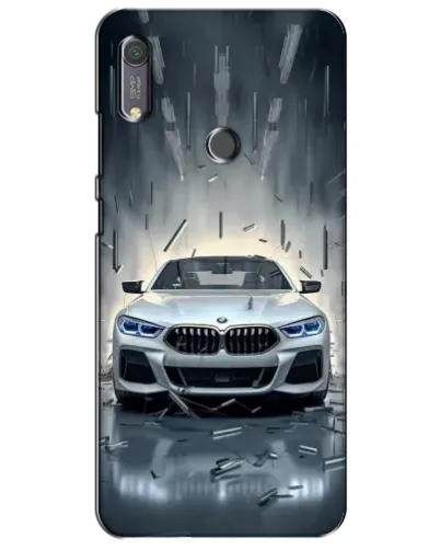 Чехол для Huawei Y6s с картинкой «BMW в свете фар» Чехол для Huawei Y6s с картинкой «BMW в свете фар»
