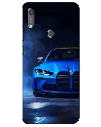 Чехол для Huawei Y6s с картинкой «Голубая BMW M4» Чехол для Huawei Y6s с картинкой «Голубая BMW M4»