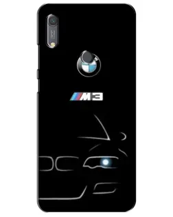Чехол для Huawei Y6s с картинкой «Минималистичный принт BMW M3»