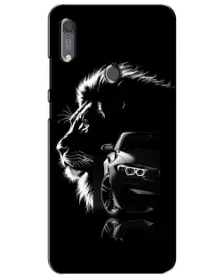 Чехол для Huawei Y6s с картинкой «BMW и лев»