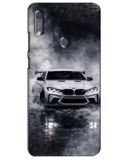 Чехол для Huawei Y6s с картинкой «BMW сквозь туман»