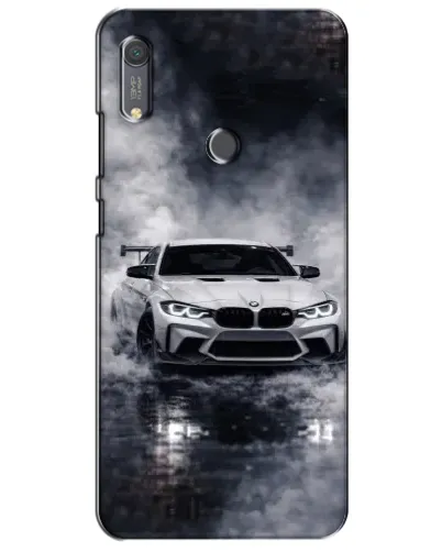 Чехол для Huawei Y6s с картинкой «BMW сквозь туман» Чехол для Huawei Y6s с картинкой «BMW сквозь туман»