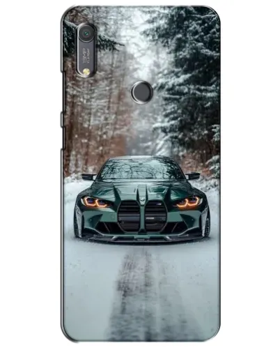 Чехол для Huawei Y6s с картинкой «BMW в зимнем лесу» Чехол для Huawei Y6s с картинкой «BMW в зимнем лесу»