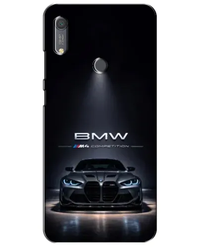Чехол для Huawei Y6s с картинкой «BMW сквозь ночной город» Чехол для Huawei Y6s с картинкой «BMW сквозь ночной город»