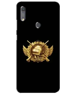 Чехол для Huawei Y6s с картинкой «PUBG — оранжевый градиент»