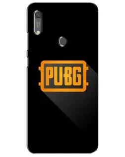 Чехол для Huawei Y6s с картинкой «PUBG — рамка лого»