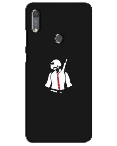 Чехол для Huawei Y6s с картинкой «PUBG — силуэт воина» Чехол для Huawei Y6s с картинкой «PUBG — силуэт воина»