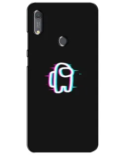 Чохол для Huawei Y6s з картинкою «Among Us неон»