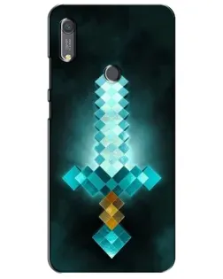 Чохол для Huawei Y6s з картинкою «Алмазний меч неон»