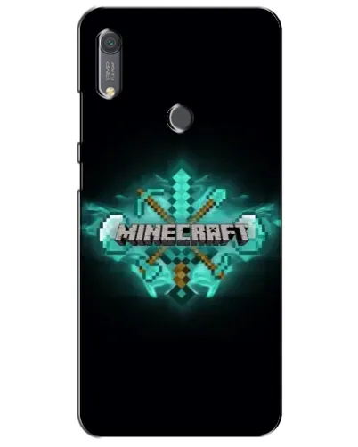 Чохол для Huawei Y6s з картинкою «Minecraft Diamond лого»