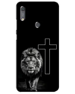 Чохол для Huawei Y6s з картинкою «Лев та Хрест»