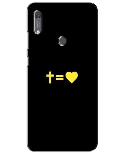 Чохол для Huawei Y6s з картинкою «Серце та Хрест»