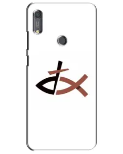 Чохол для Huawei Y6s з картинкою «Риба та хрест»