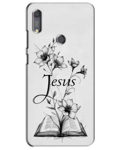 Чохол для Huawei Y6s з картинкою «Квіти та Біблія»