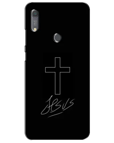 Чехол для Huawei Y6s с картинкой «Графический крест Jesus» Чехол для Huawei Y6s с картинкой «Графический крест Jesus»