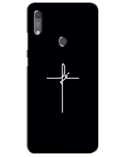 Чехол для Huawei Y6s с картинкой «Тонкий крест» Чехол для Huawei Y6s с картинкой «Тонкий крест»