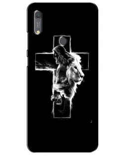Чехол для Huawei Y6s с картинкой «Сияющий крест Jesus» Чехол для Huawei Y6s с картинкой «Сияющий крест Jesus»