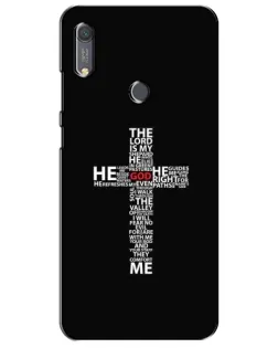 Чехол для Huawei Y6s с картинкой «Текстовый крест» Чехол для Huawei Y6s с картинкой «Текстовый крест»