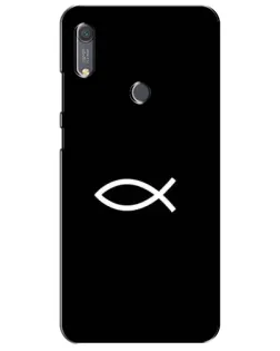 Чехол для Huawei Y6s с картинкой «Символ рыбы Jesus» Чехол для Huawei Y6s с картинкой «Символ рыбы Jesus»