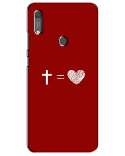 Чехол для Huawei Y6s с картинкой «Уравнение любви» Чехол для Huawei Y6s с картинкой «Уравнение любви»
