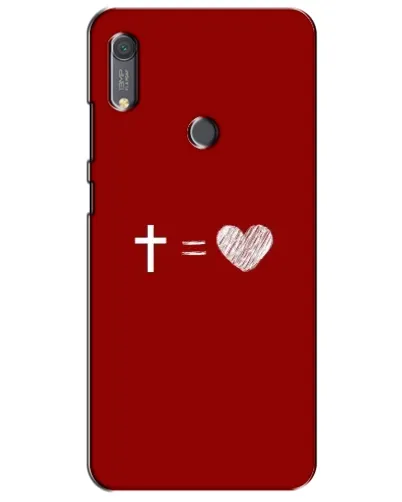 Чехол для Huawei Y6s с картинкой «Уравнение любви» Чехол для Huawei Y6s с картинкой «Уравнение любви»