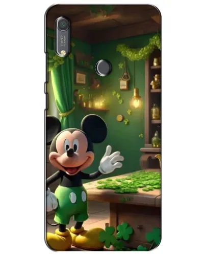 Чохол для Huawei Y6s з картинкою «Міккі в майстерні»