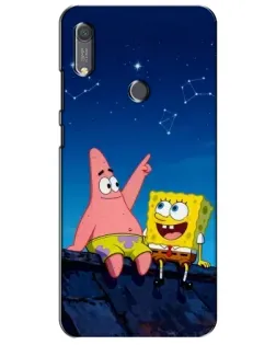 Чохол для Huawei Y6s з картинкою «Губка Боб та Патрік вночі» Чохол для Huawei Y6s з картинкою «Губка Боб та Патрік вночі»