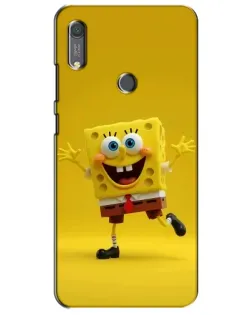 Чохол для Huawei Y6s з картинкою «Позитивний Губка Боб»