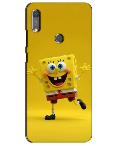 Чохол для Huawei Y6s з картинкою «Позитивний Губка Боб»