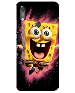 Чохол для Huawei Y6s з картинкою «Вибуховий Спанч Боб»