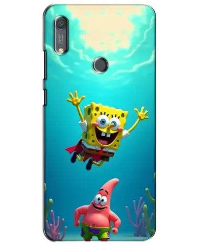Чехол для Huawei Y6s с картинкой «Спанч Боб под водой» Чехол для Huawei Y6s с картинкой «Спанч Боб под водой»