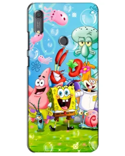 Чехол для Huawei Y6s с картинкой «Губка Боб и друзья» Чехол для Huawei Y6s с картинкой «Губка Боб и друзья»