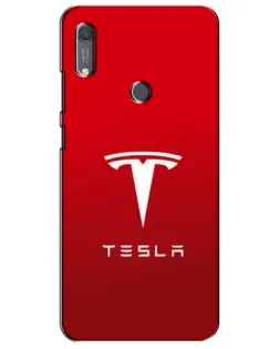 Чехол для Huawei Y6s с картинкой «Tesla Red Classic»