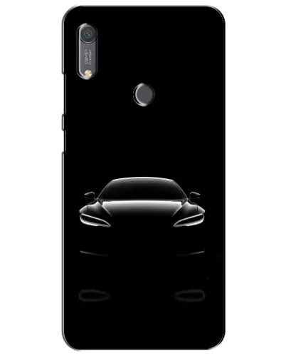 Чехол для Huawei Y6s с картинкой «Силуэт Tesla Night» Чехол для Huawei Y6s с картинкой «Силуэт Tesla Night»