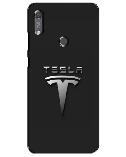 Чехол для Huawei Y6s с картинкой «Стальной логотип Tesla» Чехол для Huawei Y6s с картинкой «Стальной логотип Tesla»