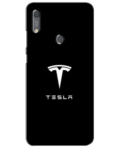 Чехол для Huawei Y6s с картинкой «Tesla White Logo» Чехол для Huawei Y6s с картинкой «Tesla White Logo»