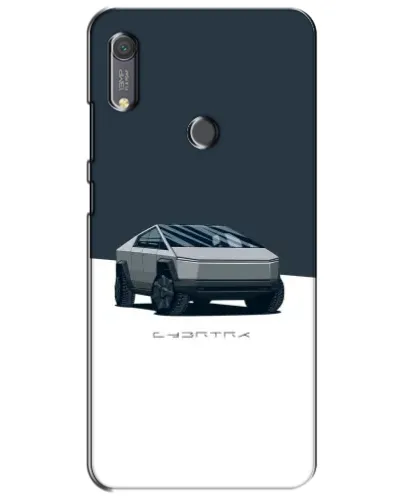 Чехол для Huawei Y6s с картинкой «Серебристый Cybertruck Tesla» Чехол для Huawei Y6s с картинкой «Серебристый Cybertruck Tesla»