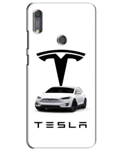Чехол для Huawei Y6s с картинкой «Tesla White Style» Чехол для Huawei Y6s с картинкой «Tesla White Style»