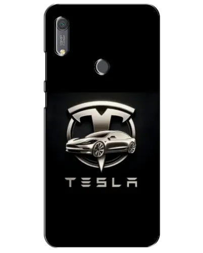 Чехол для Huawei Y6s с картинкой «Tesla — серебристое авто» Чехол для Huawei Y6s с картинкой «Tesla — серебристое авто»